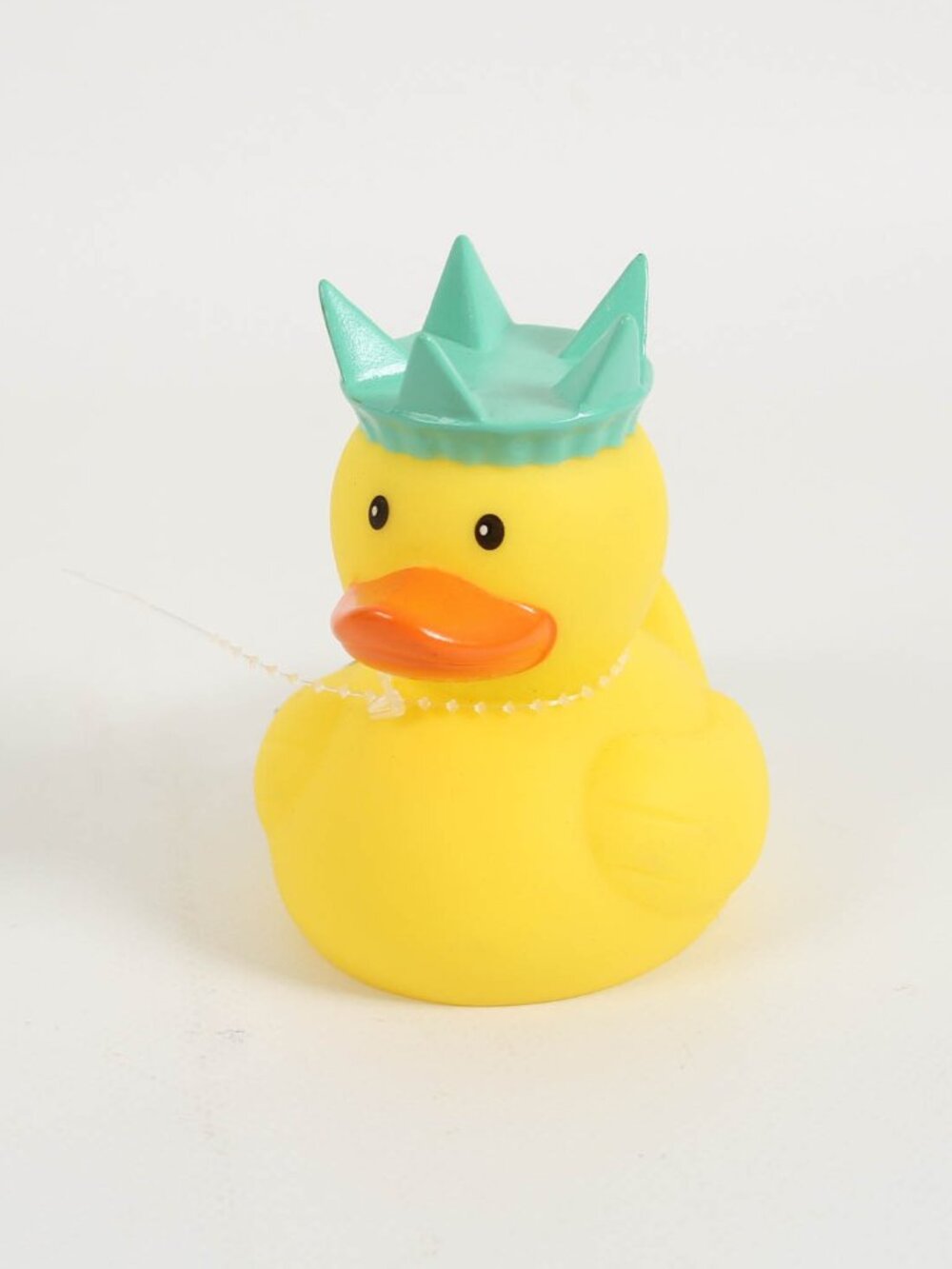 NWT Yellow Rubber Duck Statue of Liberty Crown Bath Toy Americana Novelty Gift